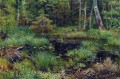 printemps dans la forêt 1892 paysage classique Ivan Ivanovitch arbres